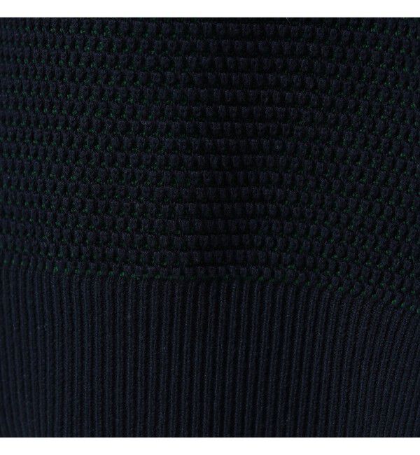 BEAMS「12ゲージ リブ ワッフル クルーネック ニット」|ニット・セーター|