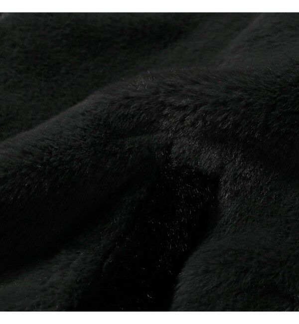 BEAMS「ワイドフィット フェイクファー バーシティ ジャケット」|ブルゾン・スタジャン|