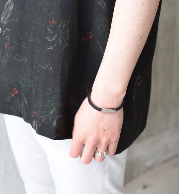 SHIPS any「SHIPS any: レザー マグネット ブレスレット◇」|ブレスレット・バングル|