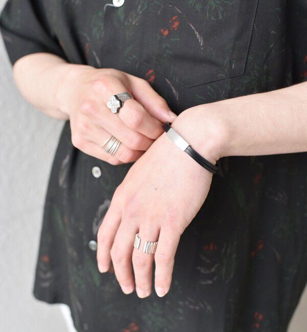 SHIPS any「SHIPS any: レザー マグネット ブレスレット◇」|ブレスレット・バングル|