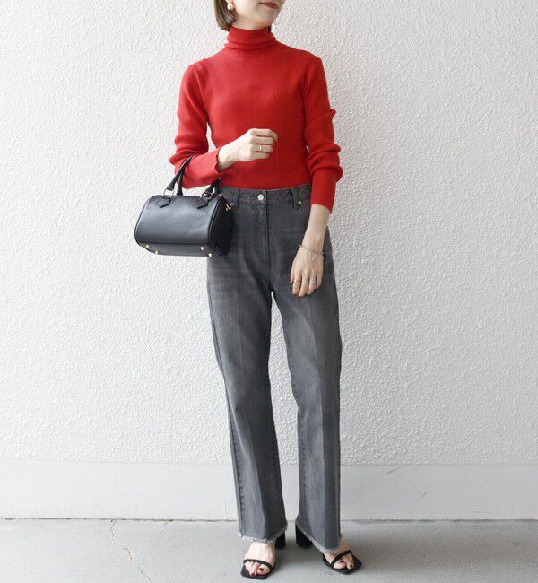 SHIPS any「SHIPS any:〈手洗い可能〉デリケート リブ タートルネック ニット プルオーバー」|ニット・セーター|