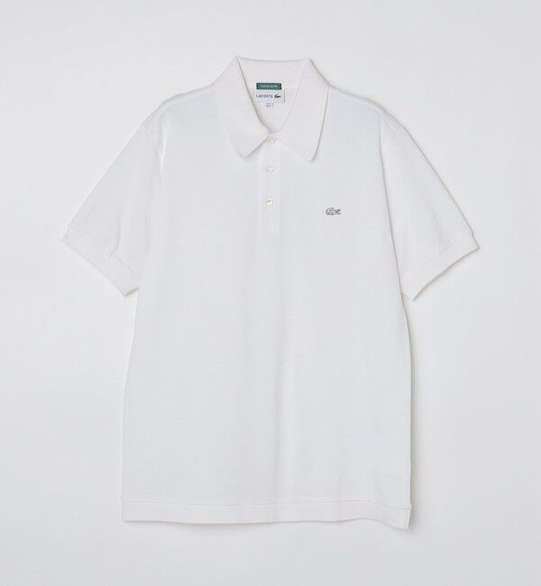 SHIPS「【SHIPS別注】LACOSTE: クラシック ニットリブ ポロシャツ」|ポロシャツ|