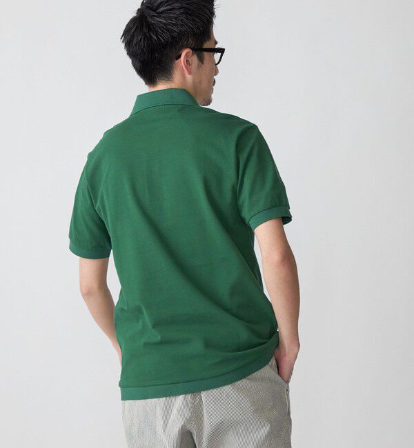 SHIPS「【SHIPS別注】LACOSTE: クラシック ニットリブ ポロシャツ」|ポロシャツ|