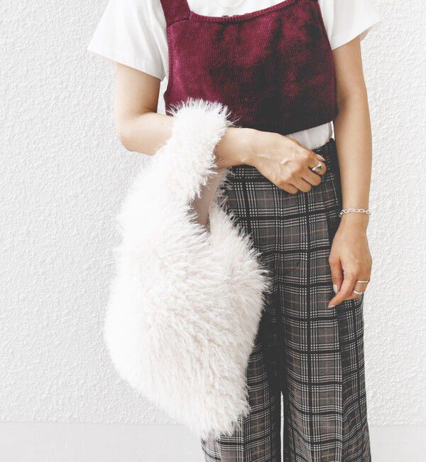 SHIPS for women「プードル ファー バッグ」|トートバッグ|