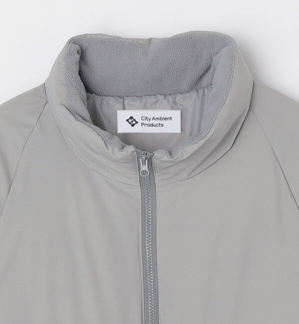 SHIPS「City Ambient Products:〈撥水〉ダブルポケット 中綿 スタンドカラー ブルゾン」|ブルゾン・スタジャン|