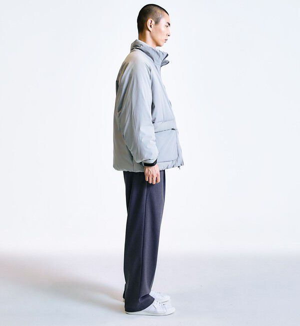 SHIPS「City Ambient Products:〈撥水〉ダブルポケット 中綿 スタンドカラー ブルゾン」|ブルゾン・スタジャン|