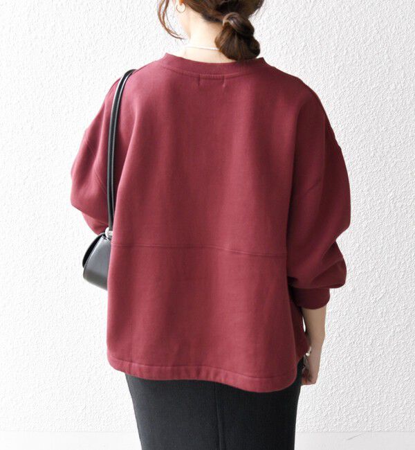 SHIPS any「【WEB限定】SHIPS any:〈洗濯機可能〉USA コットン 裏起毛 コクーン プルオーバー」|スウェット・ジャージ|