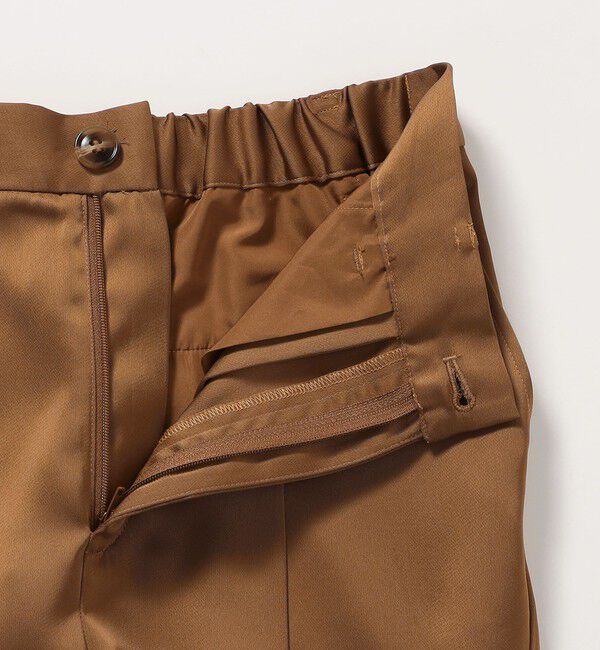 SHIPS any「SHIPS any:〈手洗い可能〉サテン リラックス タック テーパード パンツ」|その他|