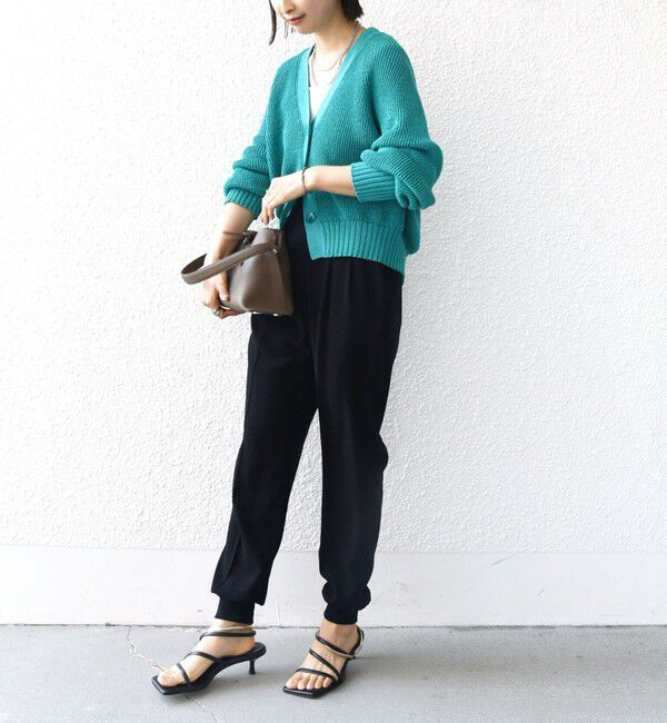 SHIPS for women「〈手洗い可能〉裾 リブ ドロスト パンツ」|その他|