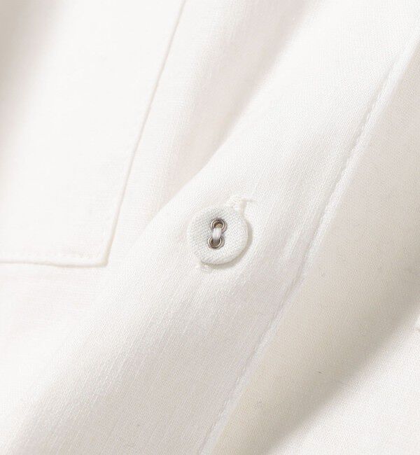SHIPS any「【WEB限定】SHIPS any: 〈洗濯機可能〉リネン ミックス スタンドカラー ポケット シャツ 25SS」|シャツ・ブラウス|