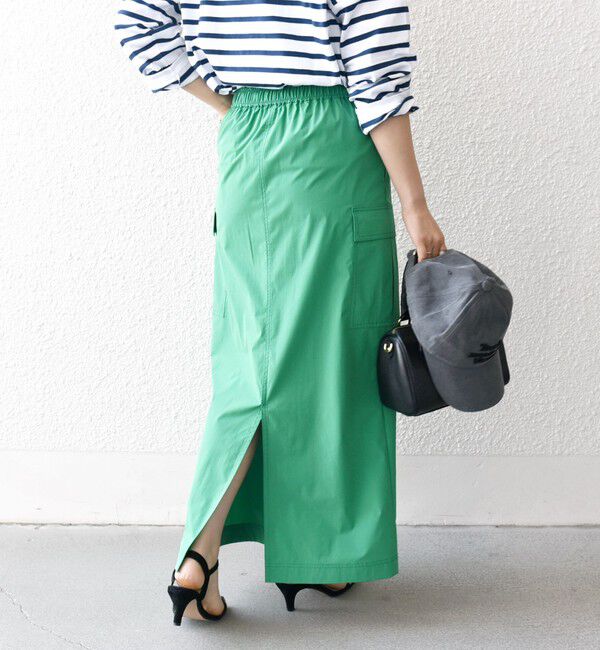 SHIPS any「SHIPS any:〈洗濯機可能〉タイプライター イージー カーゴ タイト スカート」|スカート|