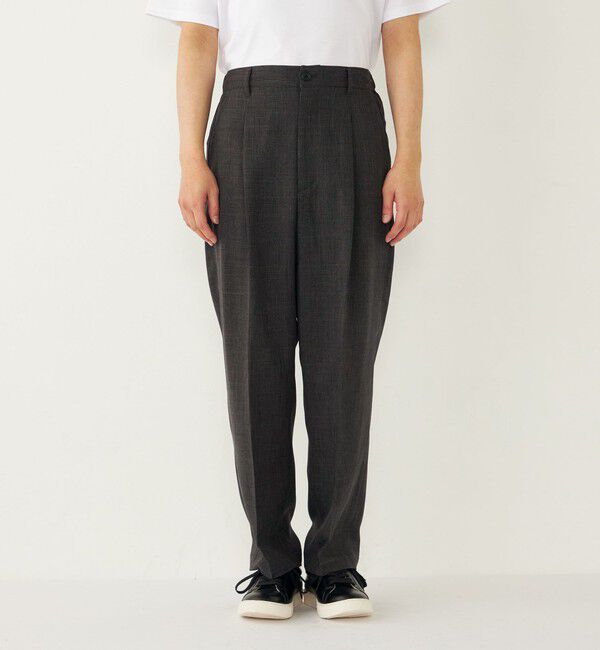 SHIPS Colors 「SHIPS Colors:〈洗濯機可能〉ウーリー イージー パンツ(セットアップ対応可能)」|スラックス|