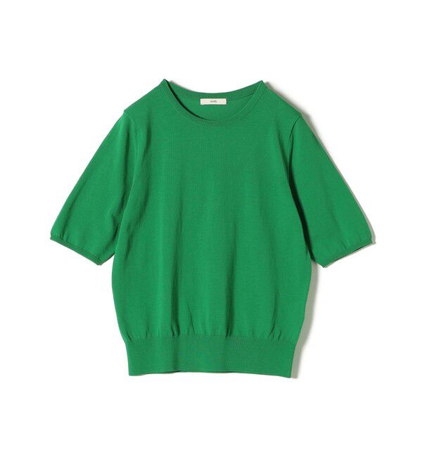 SHIPS for women「〈接触冷感 / 手洗い可能〉アイスコットン ショート スリーブ プルオーバー」|ニット・セーター|