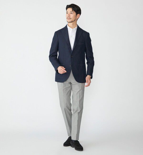 SHIPS「SHIPS: イタリアン ボタンダウン カラミ ソリッド シャツ」|シャツ・ブラウス|