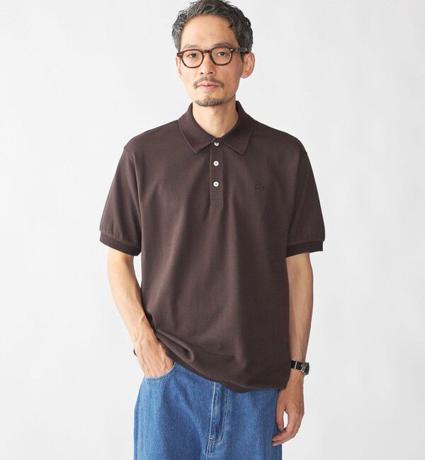 SHIPS「【SHIPS別注】LACOSTE: クラシック ポロシャツ」|ポロシャツ|ブラウン