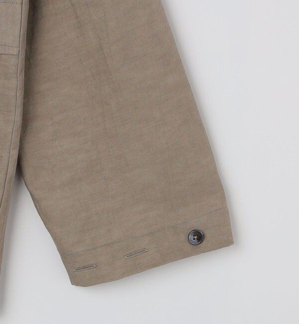 SHIPS「benine9: VINTAGEFINISHED COTTON CUPRA SAFARI JACKET」|ブルゾン・スタジャン|