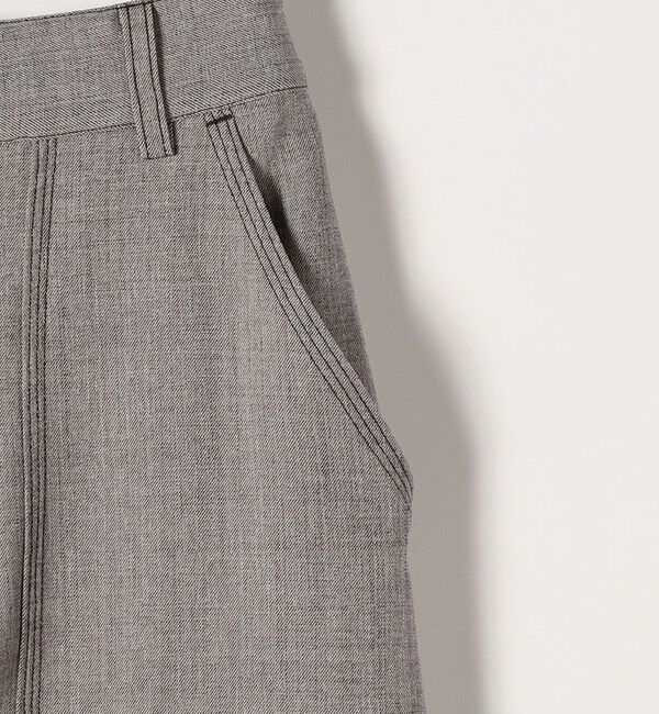 quaranciel「quaranciel:〈洗濯機可能〉ウーステッド ステッチ Iライン ロング スカート」|スカート|