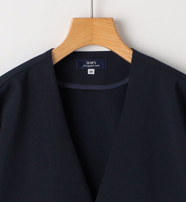 SHIPS KIDS「SHIPS KIDS:140～160cm / セレモニー ノーカラー ジャケット」|ノーカラージャケット|