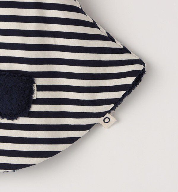 SHIPS KIDS「SHIPS KIDS:ベビー ボーダー リバーシブル ボア ポンチョ」|ポンチョ・ケープ|