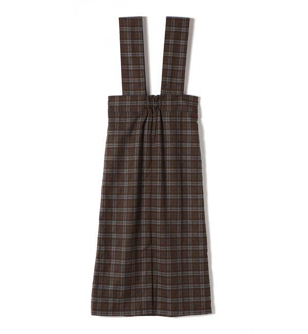 SHIPS Colors 「SHIPS Colors:〈手洗い可能〉リンク チェック ジャンパー スカート」|ジャンパースカート|