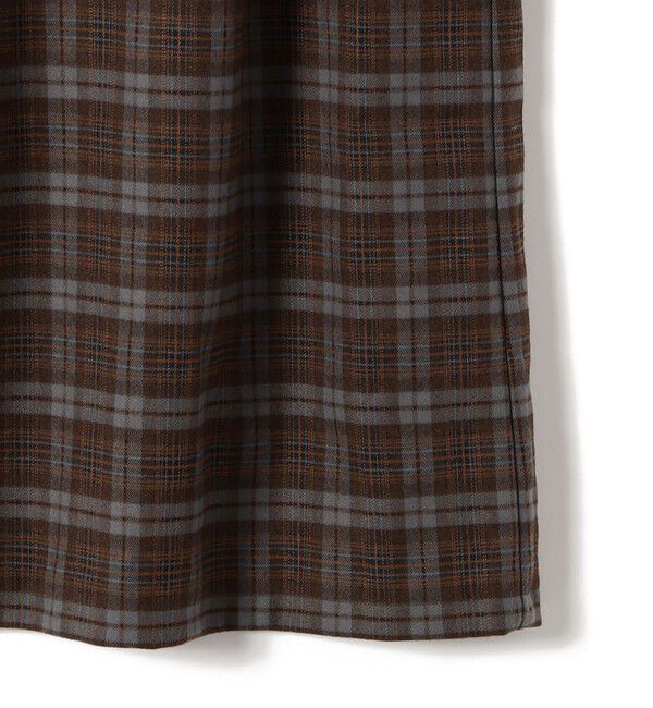 SHIPS Colors 「SHIPS Colors:〈手洗い可能〉リンク チェック ジャンパー スカート」|ジャンパースカート|