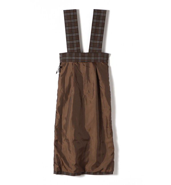 SHIPS Colors 「SHIPS Colors:〈手洗い可能〉リンク チェック ジャンパー スカート」|ジャンパースカート|