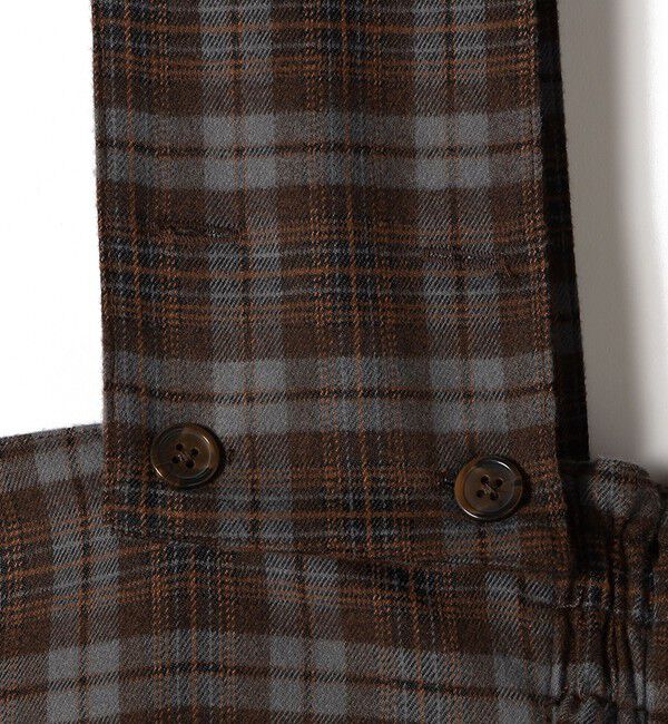 SHIPS Colors 「SHIPS Colors:〈手洗い可能〉リンク チェック ジャンパー スカート」|ジャンパースカート|