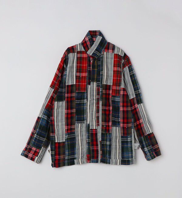 SHIPS「ORIGINAL MADRAS TRADING COMPANY: MADRAS PATCHWORK SHIRT JACKET」|ブルゾン・スタジャン|
