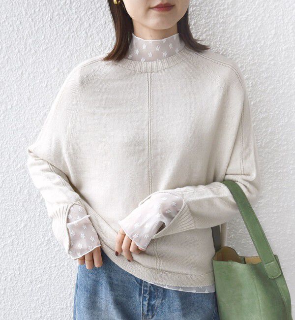 SHIPS for women「【WEB限定】〈手洗い可能〉ホールガーメント ドルマン ニット」|ニット・セーター|