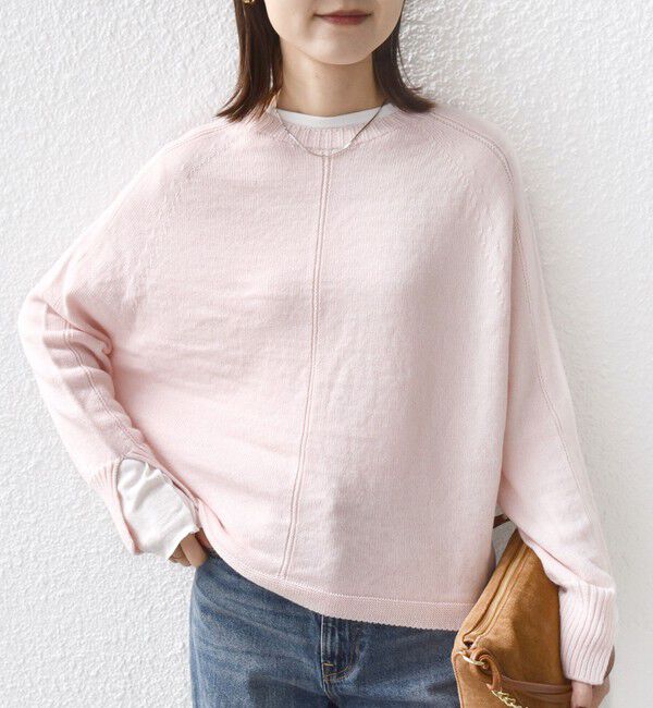 SHIPS for women「【WEB限定】〈手洗い可能〉ホールガーメント ドルマン ニット」|ニット・セーター|