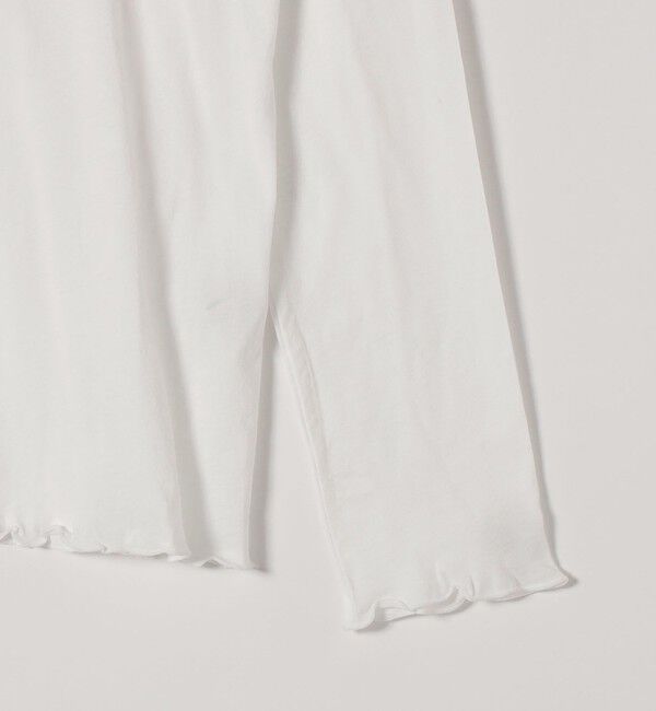 SHIPS any「SHIPS any:〈手洗い可能〉シアー コットン ボトルネック メロウ プルオーバー」|Tシャツ・カットソー|