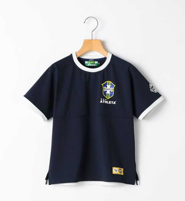 SHIPS KIDS「【SHIPS KIDS別注】ATHLETA:〈UVカット〉100～125cm /メッシュ Tシャツ」|Tシャツ・カットソー|