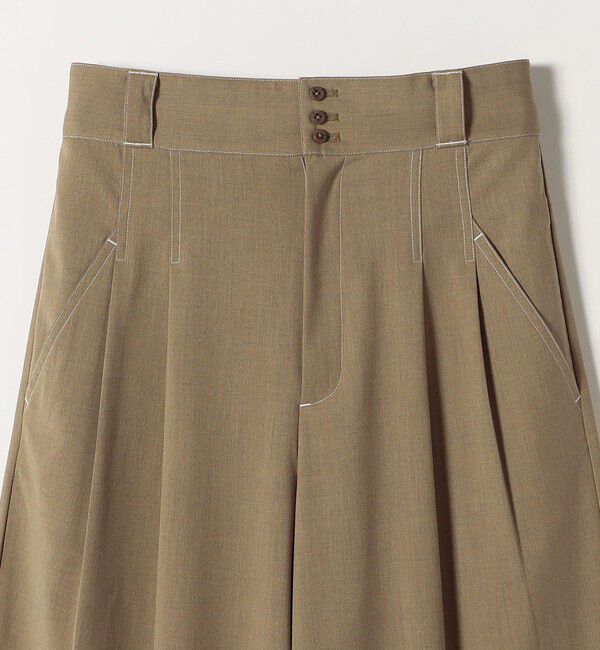 quaranciel「quaranciel:〈洗濯機可能〉ハイウエスト ワイド 2タック パンツ」|その他|