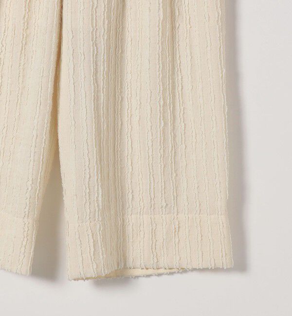 SHIPS any「SHIPS any:〈洗濯機可能〉ウェーブ ジャカード タック ワイド パンツ」|その他|