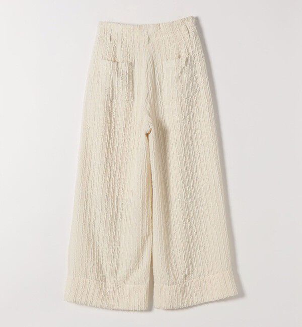 SHIPS any「SHIPS any:〈洗濯機可能〉ウェーブ ジャカード タック ワイド パンツ」|その他|