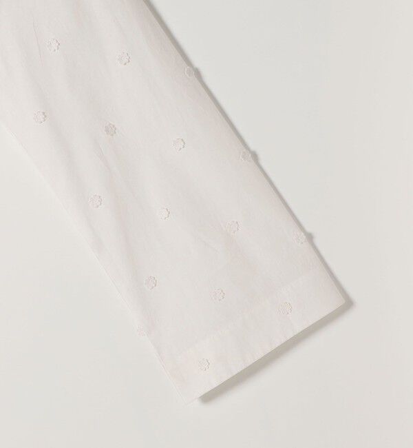 SHIPS any「SHIPS any:〈洗濯機可能〉フラワー モチーフ Aライン スキッパー シャツ ブラウス」|シャツ・ブラウス|