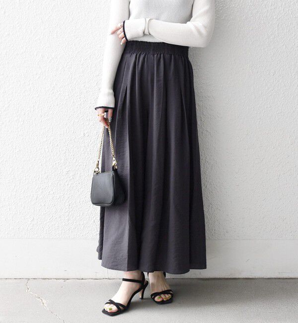 SHIPS any「SHIPS any:〈手洗い可能〉ギャザー ガウチョ イージー パンツ」|その他|