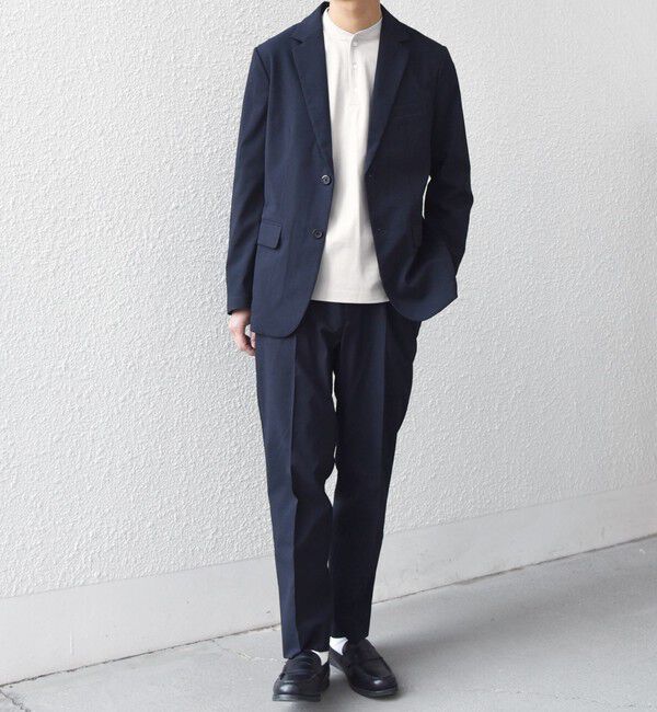 SHIPS any「SHIPS any:〈通気性/遮熱〉CALCULO(R) サマー トロピカル セットアップ スーツ 26SS◇」|スーツ|