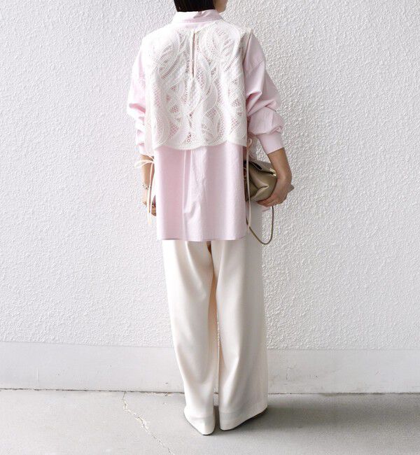 SHIPS for women「〈手洗い可能〉梳毛調ポケット デザイン ストレッチ ドロスト パンツ」|その他|