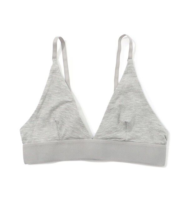 TOMORROWLAND BUYING WEAR「BASE RANGE バンブー トライアングルブラトップ」|インナー|15 グレー