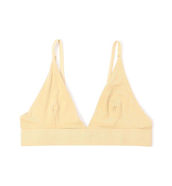 TOMORROWLAND BUYING WEAR「BASE RANGE バンブー トライアングルブラトップ」|インナー|41 ライトベージュ