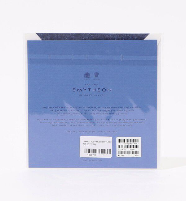 TOMORROWLAND GOODS「SMYTHSON THANK YOU CARD」|ステーショナリー|