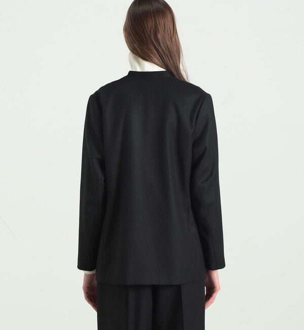 BACCA「ウールサキソニー ノーカラージャケット」|ノーカラージャケット|