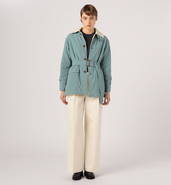 BACCA「レーヨンウール リバーシブルジャケット」|ダッフルコート|