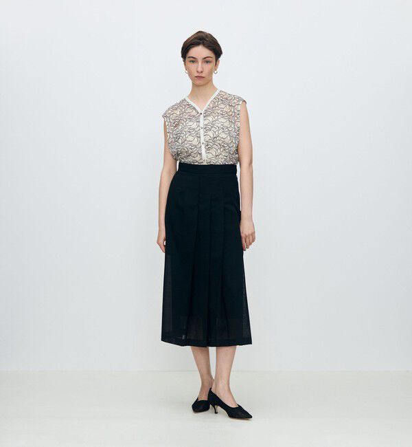 TOMORROWLAND collection「リーフコード レースジレブラウス」|シャツ・ブラウス|