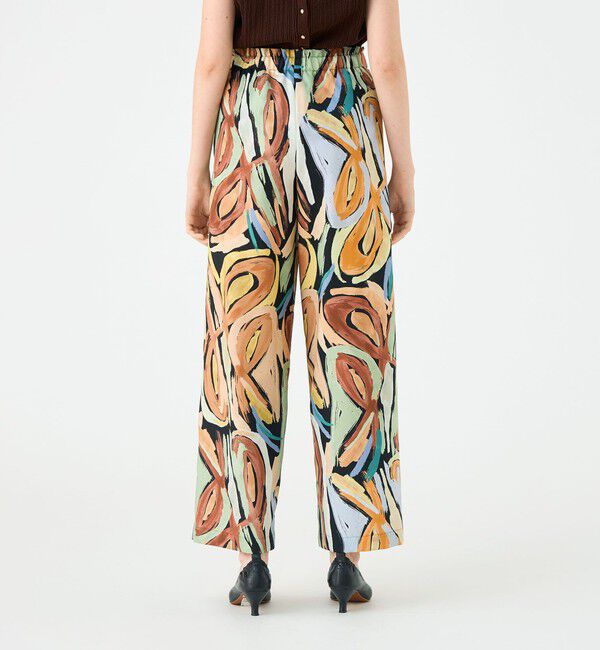 Ballsey「ハンドペイントプリント タックセミワイドパンツ」|その他|