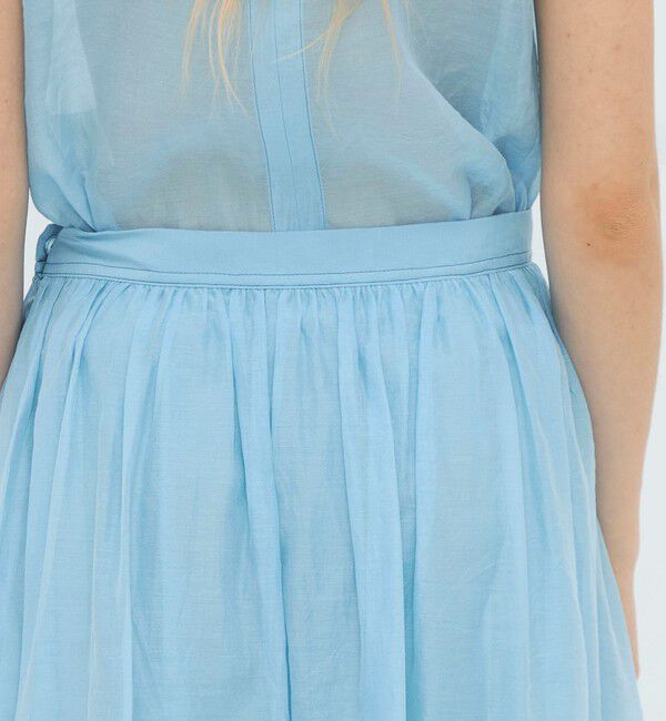 CABaN「コットンシルクオーガンジー ロングスカート」|スカート|