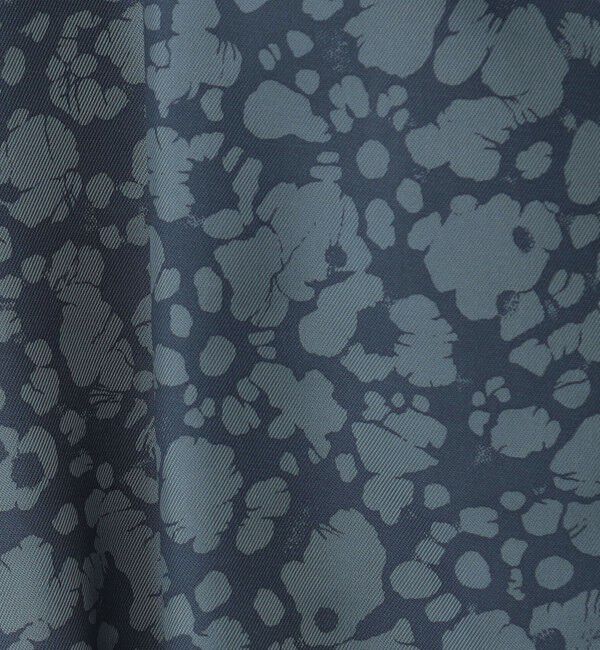 BACCA「キュプラインディゴプリント フーディブラウス」|シャツ・ブラウス|