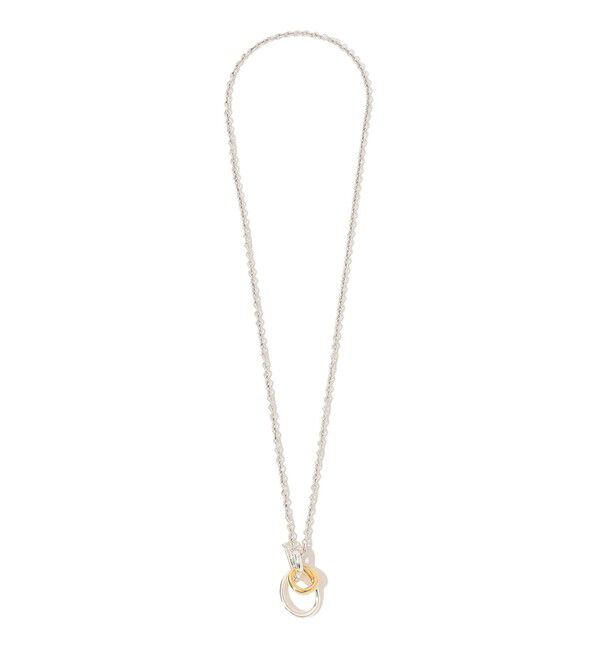 TOMORROWLAND GOODS「 【別注】PHILIPPE AUDIBERT Double Circle ネックレス」|ネックレス|92 シルバー系