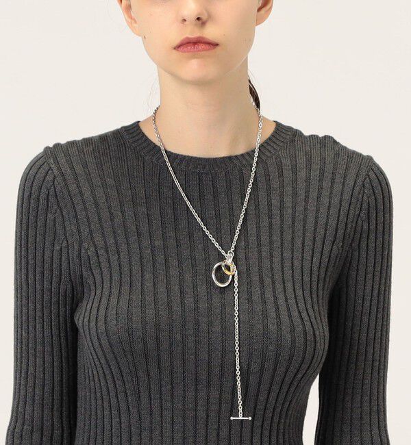 TOMORROWLAND GOODS「 【別注】PHILIPPE AUDIBERT Double Circle ネックレス」|ネックレス|